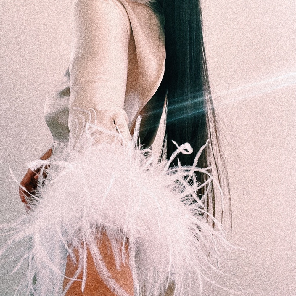 White feather cuffs designed on slap bracelets! Perfect for bridal party!